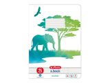 Herlitz Schulheft A4 GREENline 16 Bl. Lineatur 25 Elefant