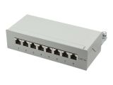 Logilink Patchpanel Cat.6A Tisch/Wand 8-port, grau
