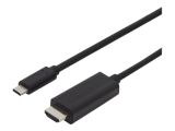 DIGITUS USB C Adapterkabel Typ C -HDMI A 4K St/St 5.0m, sw