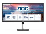 AOC 86,0cm (34") U34V5C/BK 21:09 HDMI+DP+USB-C VA black retail