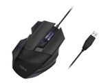 Logilink Ergonomische USB-Gaming-Maus, 2400 dpi, schwarz