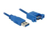 DELOCK USB3.0 Kabel A -> A St/Bu 1.00m Einbau