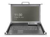 DIGITUS Modulare Konsole 17"HD LCD,16-port CAT5 KVM Spanien