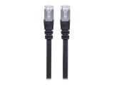 INTELLINET Patchkabel RJ45 S/FTP Cat6 Kupfer LSOH 3,0m schwa