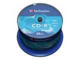 CD-R Verbatim 700MB 50pcs Pack 52x Spindel extra protect retail