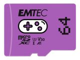 Emtec mSD 64GB UHS-I U3 V30 A1 Gaming Purple