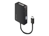 Alogic Adapter USB-C 3In1 -> HDMI VGA schwarz