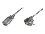 DIGITUS Netzanschlusskabel, 2,5m, schwarz