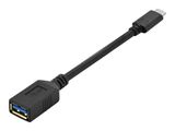 DIGITUS USB Type-C Adapter/Konverter,OTG,Type-C auf A,0,15m,