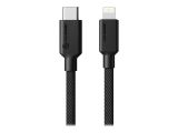 Alogic USB 2.0 Anschlusskabel Typ C -Lightning M/M 2m, sw