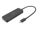 DIGITUS USB-Adapter USB C -> 3x HDMI 4K MST m. Kabel schwarz