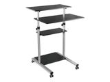 Logilink Sitz-/Steharbeitsplatz, rollbar, 60 kg max.