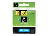 DYMO D1 Schriftband 6mmx7.0m schwarz->gelb