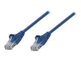 INTELLINET Patchkabel Cat6A CU S/FTP LSOH 0.25m blau