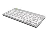 R-Go Tastatur Compact Break Nordic-Layout kabellos weiß