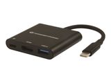 CONCEPTRONIC Dock USB-C->HDMI,USB3.0,100WPD 25cm schwarz