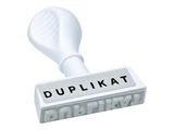 WEDO Stempel Text Duplikat
