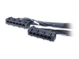 APC Data Distribution Cable, CAT6 UTP CMR 6XRJ-45 Black,
