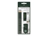 FABER-CASTELL Bleistift Castell 9000 Jumbo Set BK