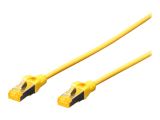 DIGITUS CAT 6A S/FTP Patchkabel, 0,25m, gelb