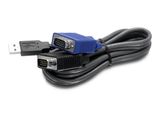 TRENDnet KVM Kabel USB /VGA 2m