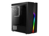 AeroCool Geh Midi Bolt Black RGB MicroATX/ATX/Mini-ITX o.N.