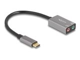 DELOCK Externe USB Type-C Soundkarte mit 2 x 3,5 mm Klink-Bu