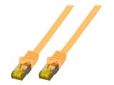 EFB RJ45 Patchkabel S/FTP,Cat.6A,LSZH,Cat.7 Rohk.,0.25m,gelb