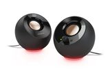 Creative Lautsprecher Pebble SE RGB Stereo, schwarz