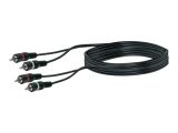 Schwaiger Audiokabel Cinch Audioverbindung 1,5m Schwarz