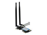 Inter-Tech Wi-Fi 5 PCIe Adapter EP-132 Antenne,Bluetooth 4.2