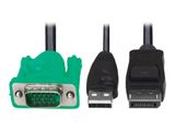 Eaton VGA to DisplayPort and USB-A Adapter Cable Kit for T.L