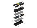 SSD 1TB PNY M.2 PCI-E NVMe Gen5 CS3150 HS RGB bl retail