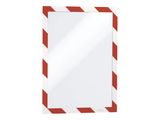 DURABLE DURAFRAME MAGNETIC SECURITY A4 5St rot/weiß