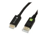 Techly DisplayPort 1.2 auf HDMI Kabel schwarz 3m