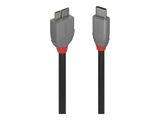 LINDY USB 3.2 Kabel Typ C/Micro-B Anthra Line 3m