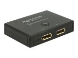 DELOCK Umschalter Displayport 2-1 bidirektional 4K 60Hz