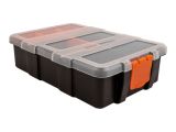 DELOCK Sortimentsbox mit 11 Fächern orange / schwarz