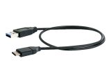 Schwaiger USB-Kabel 3.0 St. A->3.1 TypC 0,15m schwarz