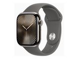 Apple Watch 10 Cell. 42mm Natural Titanium (Stone Grey) S/M