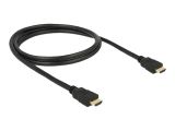 DELOCK HDMI Kabel Ethernet A -> A St/St 1.00m 4K Gold