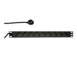 Logilink Steckdosenleiste 19" 9fach ohne An/Aus Schalter