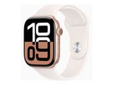Apple Watch 10 Cell. 46mm Rose Gold Alu (Light Blush) M/L