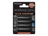 eneloop Panasonic Pro Akku BK-3HCDE/4BE AA 2500mAh 4St.