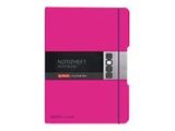 Herlitz Notizheft my.book flex A4 PP 2x 40Bl. kar/lin pink