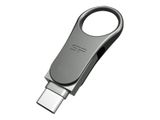 USB-Stick 16GB Silicon Power USB3.0 C80 Silver Type-C Ready