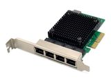 DIGITUS Netzwerkkarte 4Port RJ45 RTL8125B 2,5GBits ServerNIC