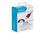 DIGITUS HDMI Anschlusskabel, C-A, HighFlex St/St, 2.0m, sw