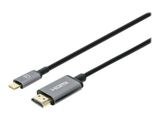 MANHATTAN 4K@60Hz USB-C auf HDMI-Kabel Stecker/Stecker 1m