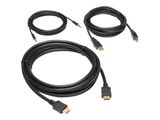 Eaton HDMI KVM Cable Kit - 4K HDMI, USB 2.0, 3.5 mm Audio